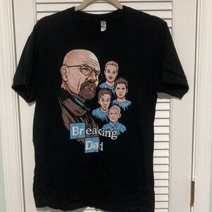 American Apparel Black Graphic Tee